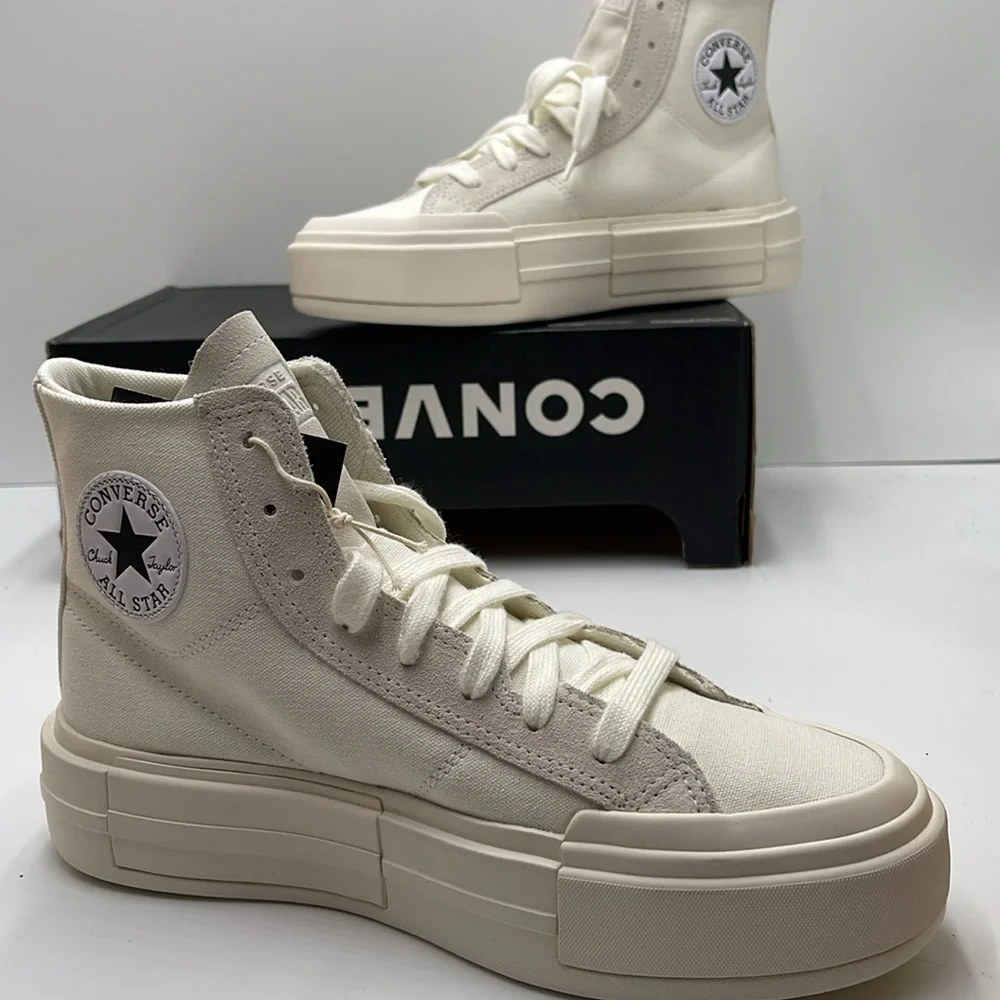 Converse WMNS CTAS CRUISE HI EGRET/EGRET/EGRET A04688C Platforms Sneakers